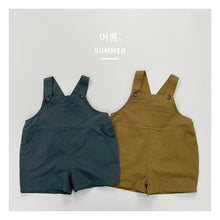 Load image into Gallery viewer, 1213LS-Japanese style children's silhouette adjustable casual bib shorts