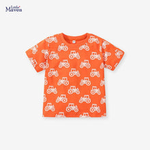 Load image into Gallery viewer, 60046SE-Summer cotton cartoon car short-sleeved top
