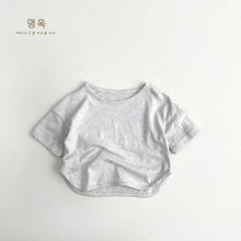 Load image into Gallery viewer, 23072SE-Summer Cream Salad Cotton Short Sleeve T-Shirt