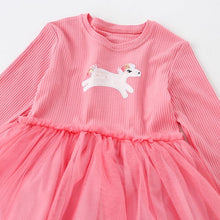Load image into Gallery viewer, 8921DS-Autumn Pony Long Sleeve Casual Girls Dress