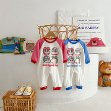 將圖片載入圖庫檢視器 110601LS-秋季男女寶寶棉質柔軟連身衣