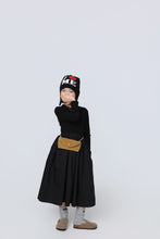 Load image into Gallery viewer, BB2629PCW-秋日法式拼接收腰洋裝