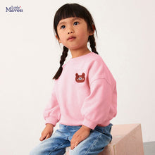 Load image into Gallery viewer, HC1090SE-Little Maven Plus Velvet Autumn and Winter Girls Printed Long Sleeve Sweater