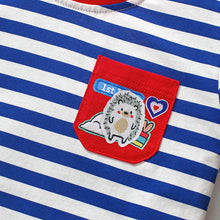 Load image into Gallery viewer, Q55091SE-Summer striped short-sleeved cotton top