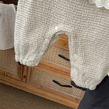 Load image into Gallery viewer, M2514041TG-秋季女童花荷葉花邊上衣&背心連體長褲