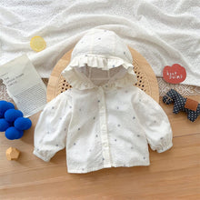 Load image into Gallery viewer, 2402498SE- Summer lace dotted ultra-thin hooded sun protection clothing