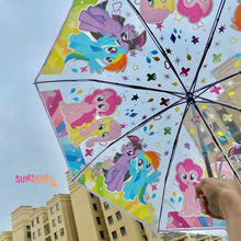 Load image into Gallery viewer, AA111211AC-Fully automatic cartoon umbrella for children with UV protection, cute umbrella for sunny and rainy days