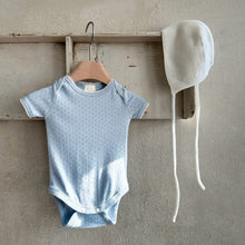 Load image into Gallery viewer, Y9450LS-Summer A-type hollow breathable jacquard embroidered lace bodysuit