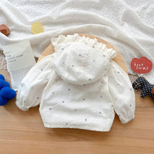 Load image into Gallery viewer, 2402498SE- Summer lace dotted ultra-thin hooded sun protection clothing