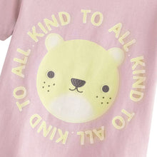 Load image into Gallery viewer, 92119SE-Summer European and American children's casual bear round neck short-sleeved top