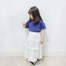 Load image into Gallery viewer, 23029SE-Pure cotton round neck pocket summer Japanese short-sleeved T-shirt parent-child outfit