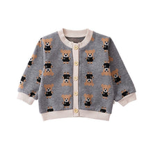 Load image into Gallery viewer, D23299SE-Thin children's knitted cardigan sweater jacket