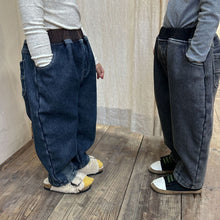 Load image into Gallery viewer, D81101PA-Autumn and winter one-piece plus velvet casual jeans