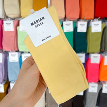 Load image into Gallery viewer, M-1605AC-Korean MARIAN Morandi color long tube socks for adults (5 pairs minimum order, can be mixed colors)