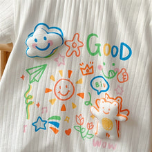 Load image into Gallery viewer, 2402245LS-Summer thin Korean cute letter crawling clothes