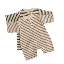 Load image into Gallery viewer, Y9372LS-Spring waffle small stand collar long jumpsuit + hat set