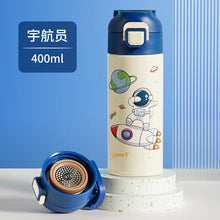 Load image into Gallery viewer, 6145AC-Cartoon 316 stainless steel portable and shatterproof children's bouncing thermos cup