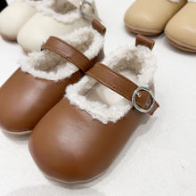 Load image into Gallery viewer, X880AC-Winter solid color Velcro plus velvet warm baby soft bottom non-slip toddler shoes