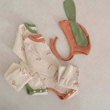Load image into Gallery viewer, 081504LS-Autumn Carrot Print Baby Sweater + Hat