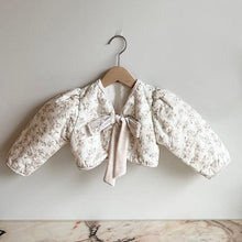Load image into Gallery viewer, Y5310LS-Baby sweet floral padded overalls