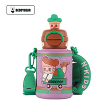 Load image into Gallery viewer, 25106AC-Cup Bear Large Capacity Double Drink Cartoon Children's Thermos Cup