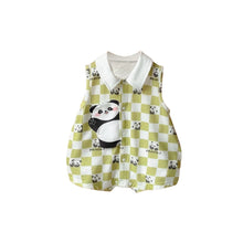 Load image into Gallery viewer, 2402371LS- Summer thin sleeveless short climbing checkered panda climbing clothes