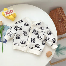 Load image into Gallery viewer, 2303337TG- Korean cartoon cardigan jeans two-piece set