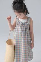 將圖片載入圖庫檢視器 BB2401PCW-夏季日系女童吊帶羅紋背心親子裝