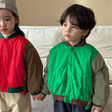 Load image into Gallery viewer, D83263SE-Autumn and winter thick short version contrast color stitching jacket