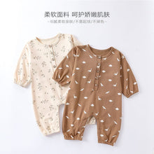 Load image into Gallery viewer, D23276LS- Cotton newborn baby long-sleeved pajamas crawling clothes