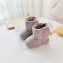 將圖片載入圖庫檢視器 35060AC-卡通加厚保暖兒童魔鬼氈雪靴