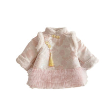 Load image into Gallery viewer, AQ081DS-Winter Girls Thickened New Year Greetings Dress