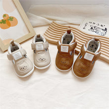 Load image into Gallery viewer, p083AC-Spring and Autumn cartoon cat children's soft sole toddler shoes