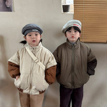 Load image into Gallery viewer, D83197SE-Winter Korean style plus velvet quilted jacket with contrasting colors