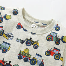 Load image into Gallery viewer, 60043SE-Summer pure cotton cartoon full print short-sleeved top