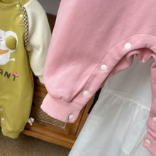 Load image into Gallery viewer, 2519005LS-秋季嬰幼兒動物大圖連體長袖爬服