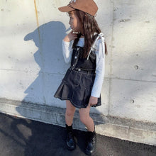 將圖片載入圖庫檢視器 262DS-春夏女童工裝牛仔裙褲