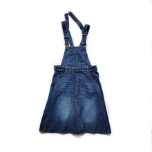 Load image into Gallery viewer, 21041PCW-Loose long denim retro A-line skirt parent-child outfit