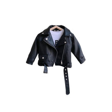 Load image into Gallery viewer, SRQ315SE- Korean Girls Leather Jacket Motorcycle Clothes