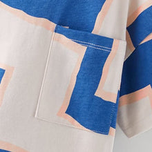 Load image into Gallery viewer, 81115SE-malwee summer round neck casual European and American small and medium-sized children's boys' clothing tops