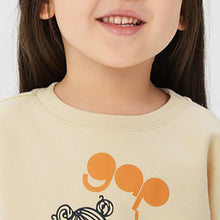 Load image into Gallery viewer, <Taiwan Pavilion> 8615se-malwee round neck printed long sleeve casual girl balloon top