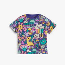 Load image into Gallery viewer, 8365SE-malwee casual printed short-sleeved top for small and medium-sized children
