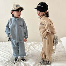 Load image into Gallery viewer, C83305TG-Korean style sports casual children's sweatshirt suit