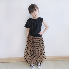 Load image into Gallery viewer, 191PCW-Spring and Summer Japanese Lace Short Sleeve Parent-child Top