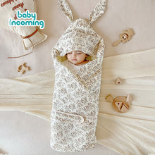 Load image into Gallery viewer, 6054AC-Big rabbit ears newborn anti-startle swaddle