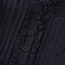 Load image into Gallery viewer, A2429DS-Summer European and American children's pure black casual short-sleeved dress