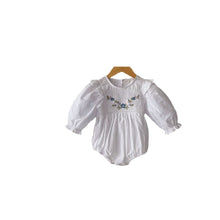 Load image into Gallery viewer, Y9379LS-Exquisite flower embroidery flying sleeves princess jumpsuit