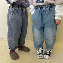 Load image into Gallery viewer, Q83135PA- Spring and autumn loose and fashionable children's casual jeans