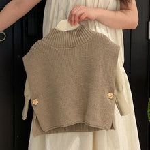 Load image into Gallery viewer, 103002TG-Autumn Korean Girls Retro All-match Soft Knitted Sweater + Vest + Trousers Three-piece Set