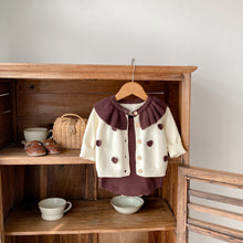 將圖片載入圖庫檢視器 86142SE-秋季韓版荷葉矮新針織外套&針織吊帶包屁